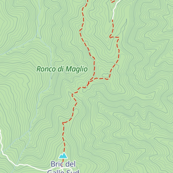 Map of Bric Prato Fornace Sud