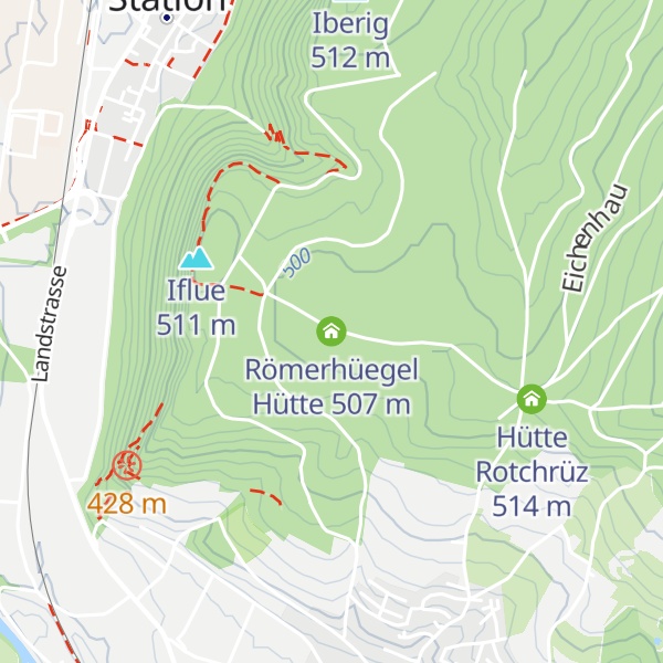Map of Römerhüegel Hütte