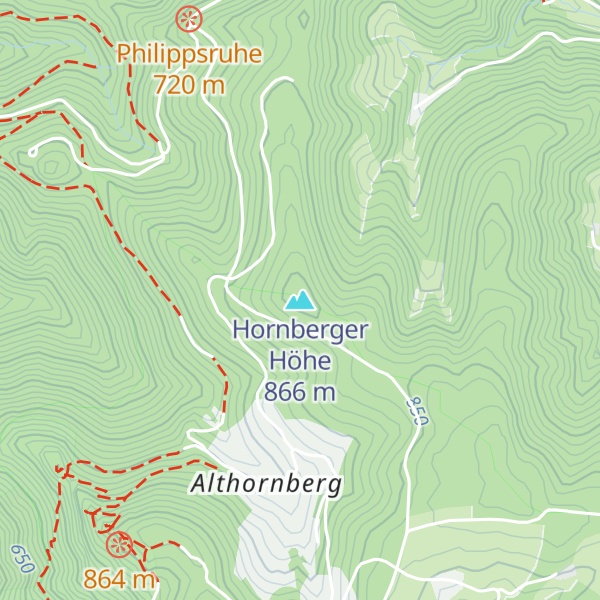 Map of Hornberger Höhe