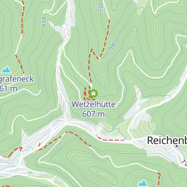 Map of Wetzelhütte