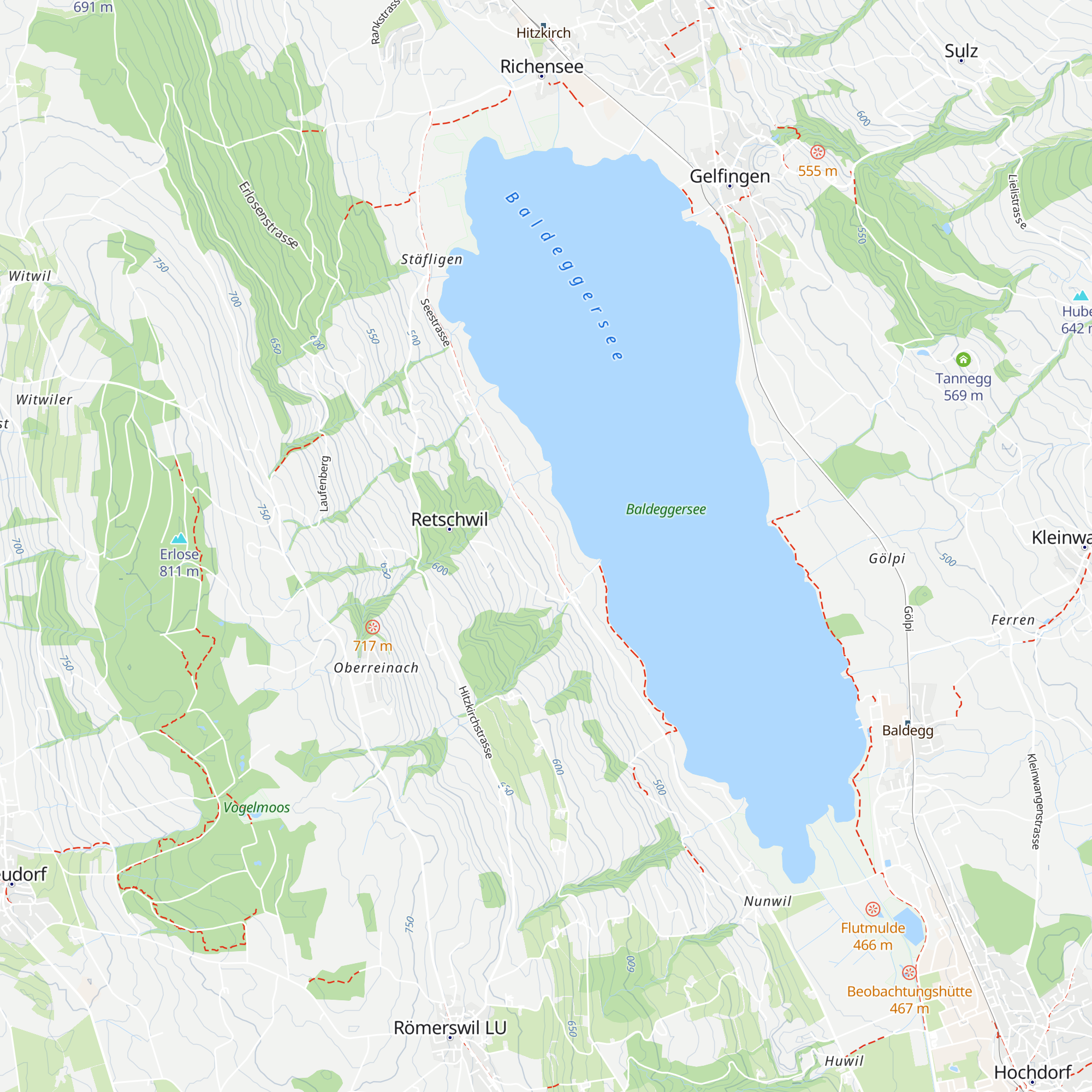 Restaurant Mühleholz map