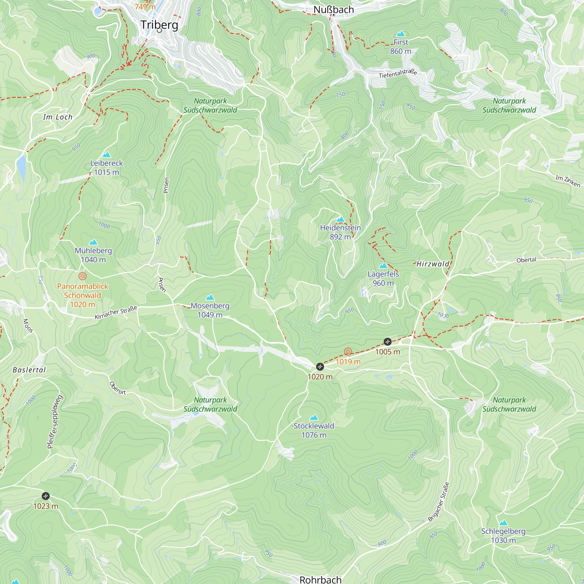 Grieshaberhöhe Hütte (Skizunft Triberg) map