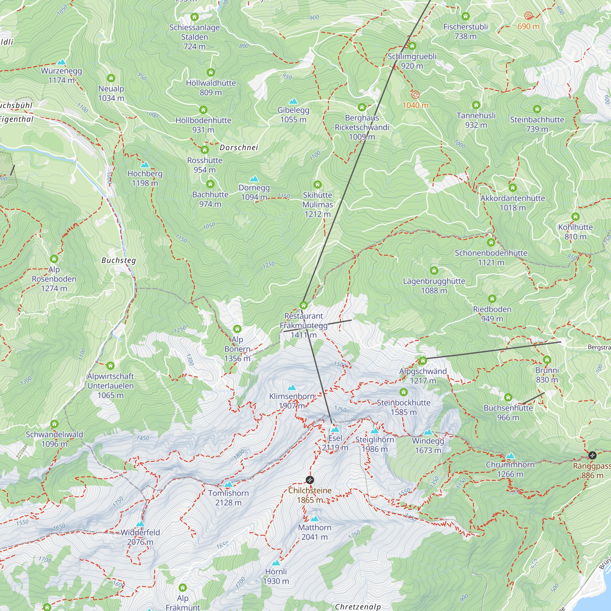 Anmeldung Seilpark map