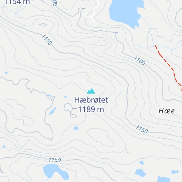 Map of Hæbrøtet