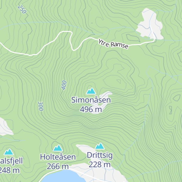 Map of Simonåsen