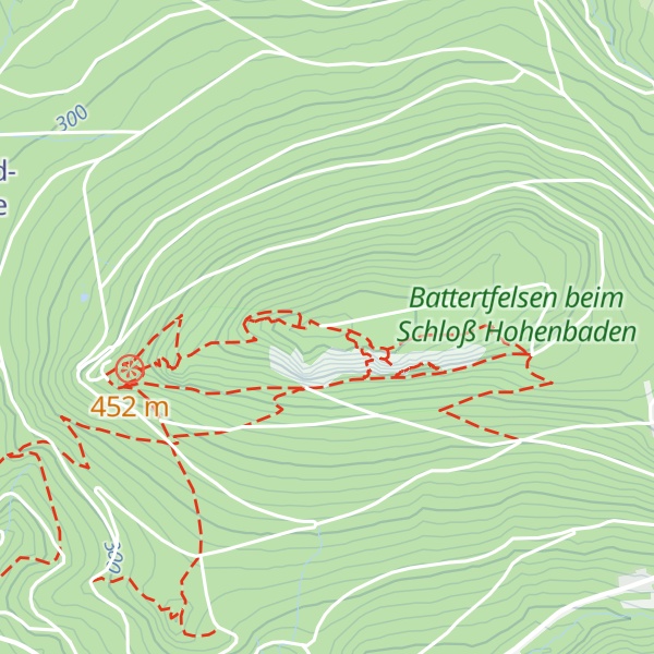 Map of Battert