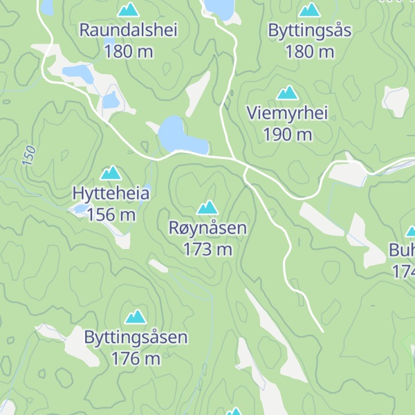 Map of Røynåsen