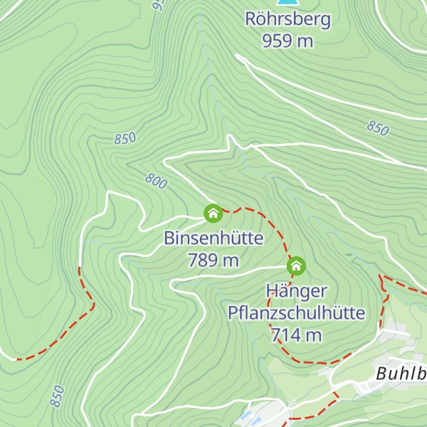 Map of Binsenhütte