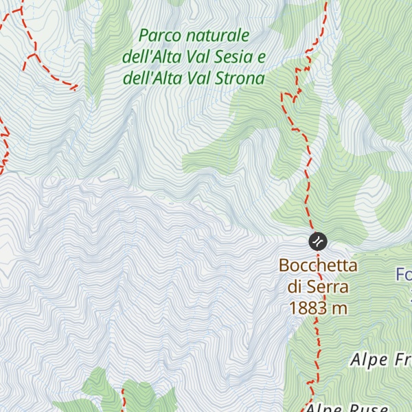 Map of Cima Rimeo