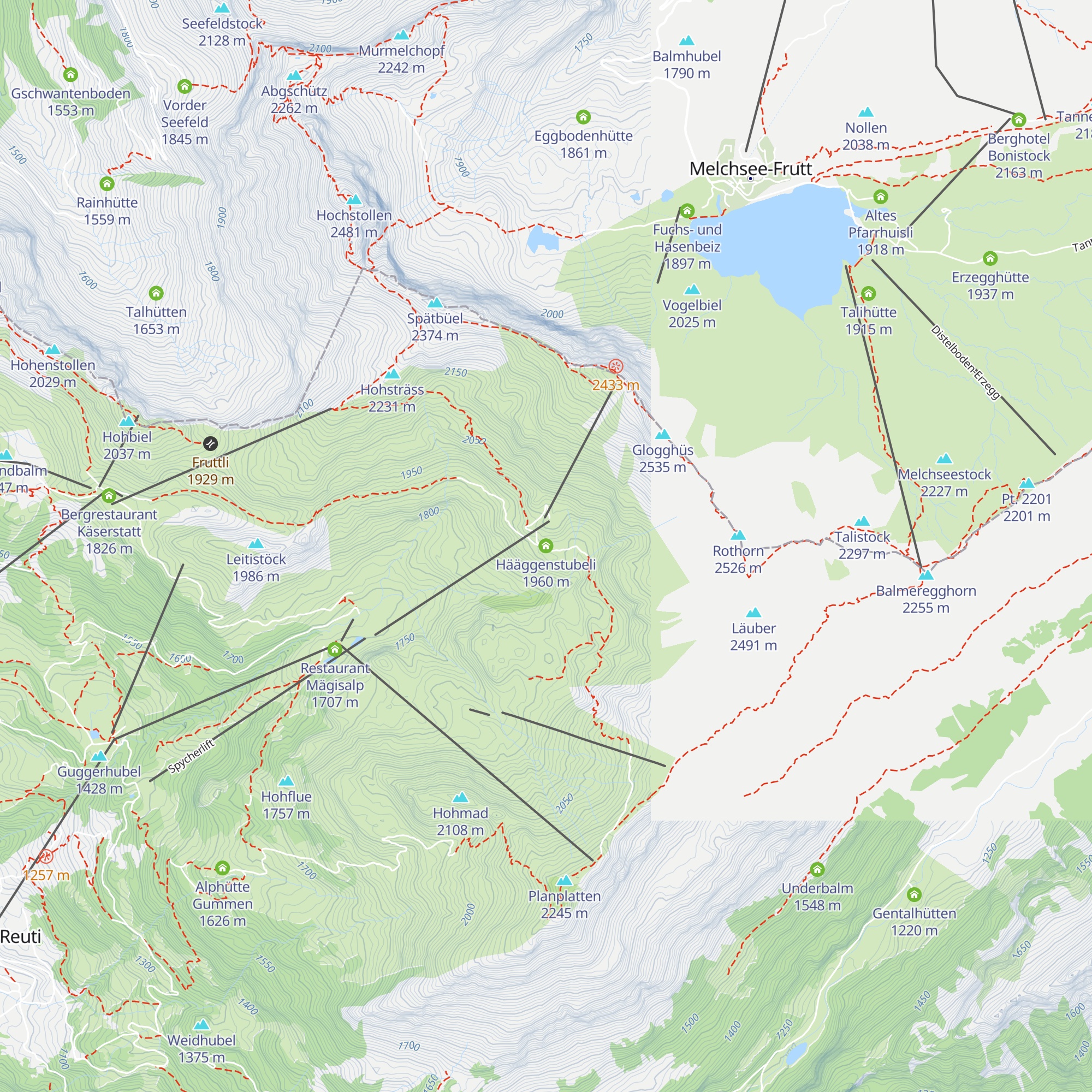 Hääggenstubeli map
