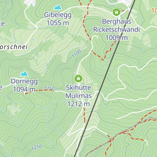 Map of Skihütte Mülimäs