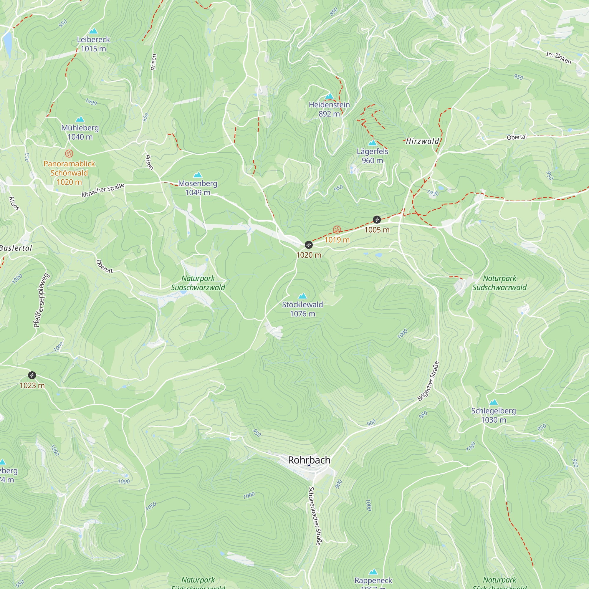 Wanderheim Stöcklewaldturm map