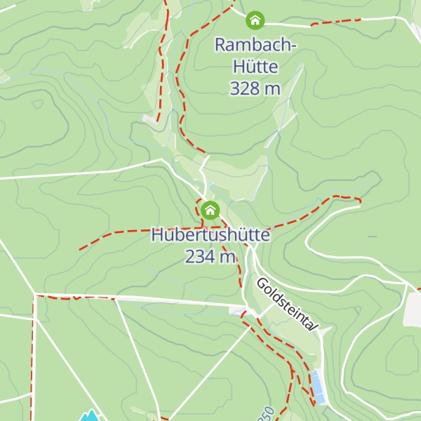Map of Hubertushütte