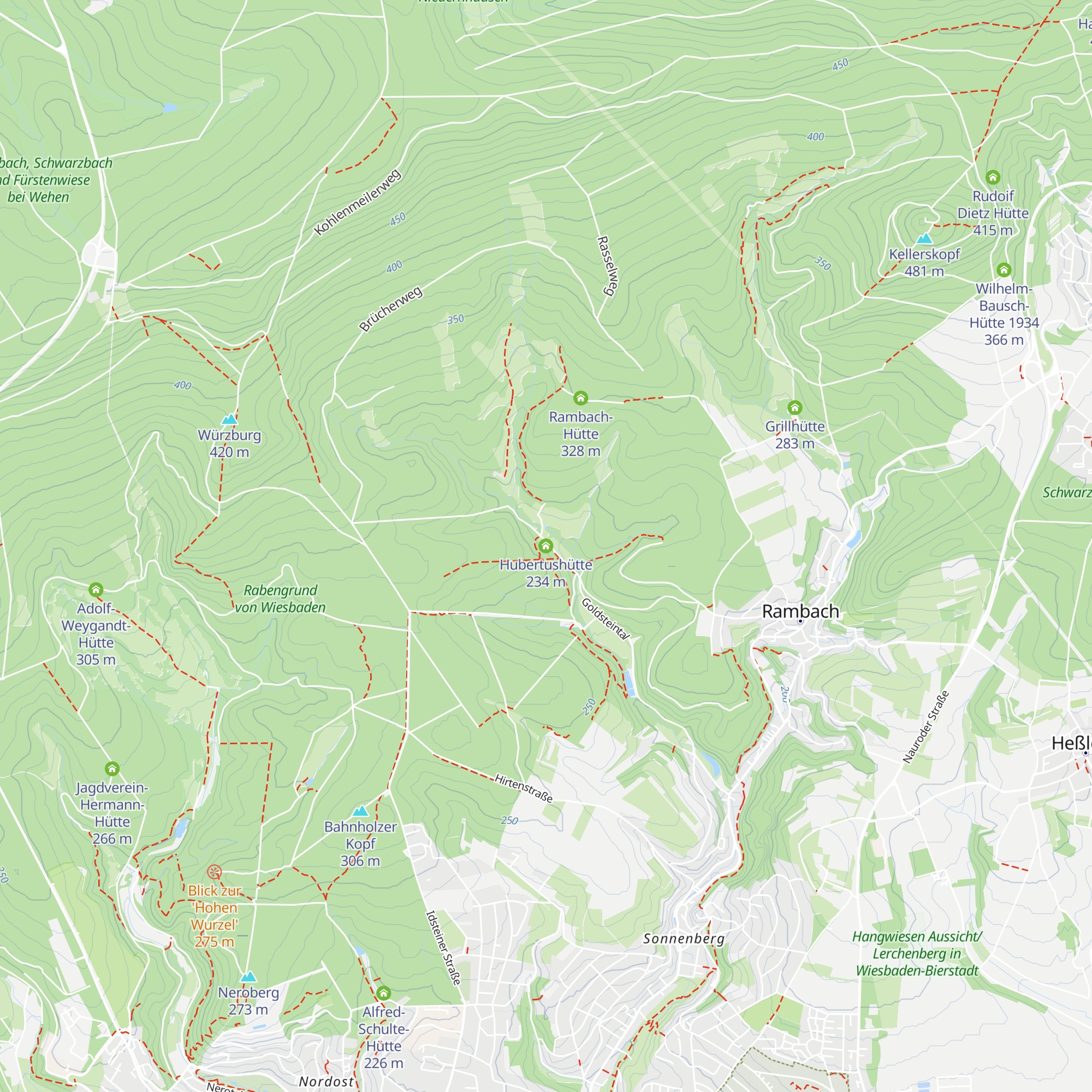 Hubertushütte map