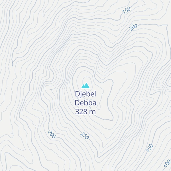Map of Djebel Debba