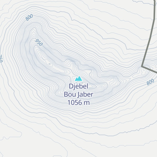 Map of Djebel Bou Jaber