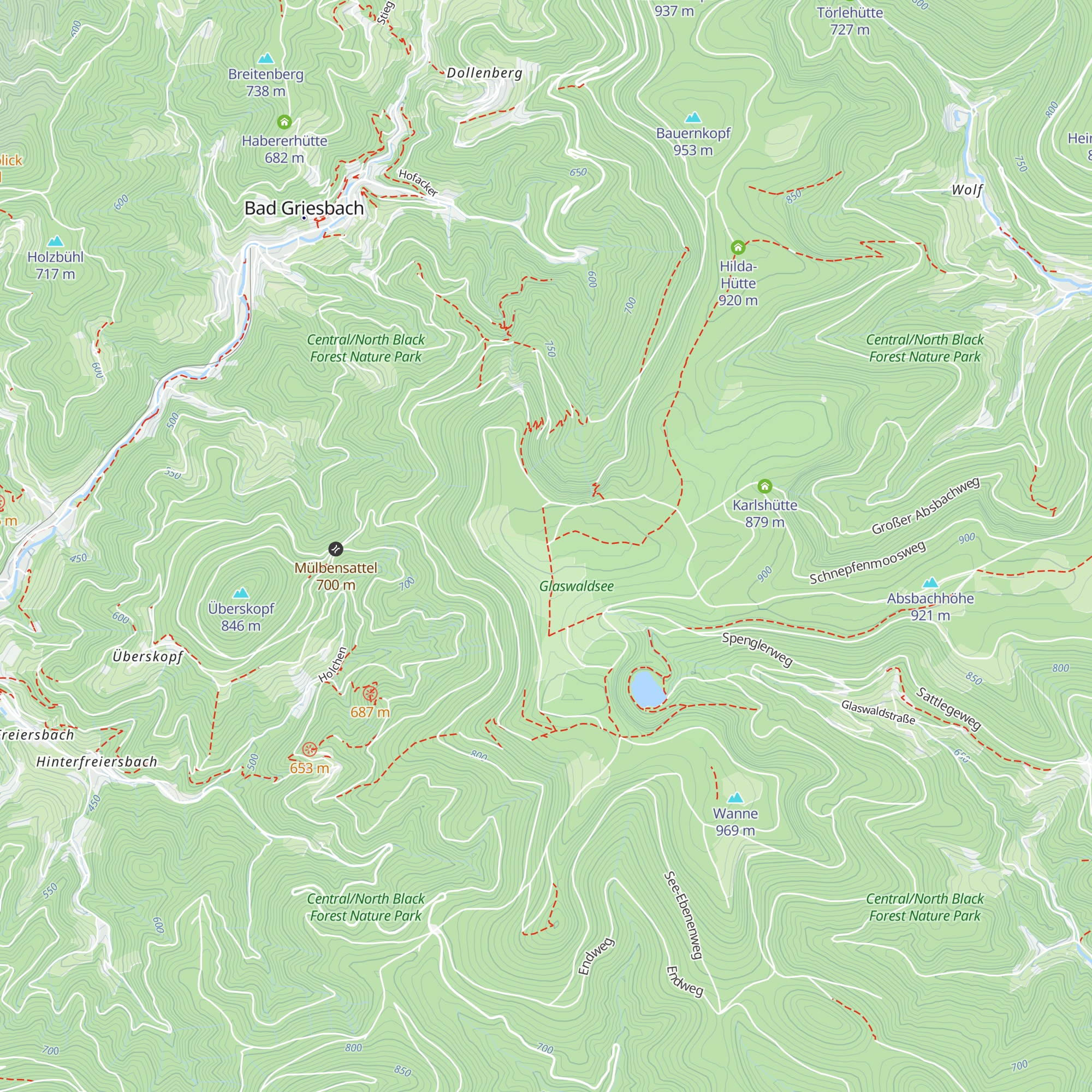 Lettstädter Hütte map
