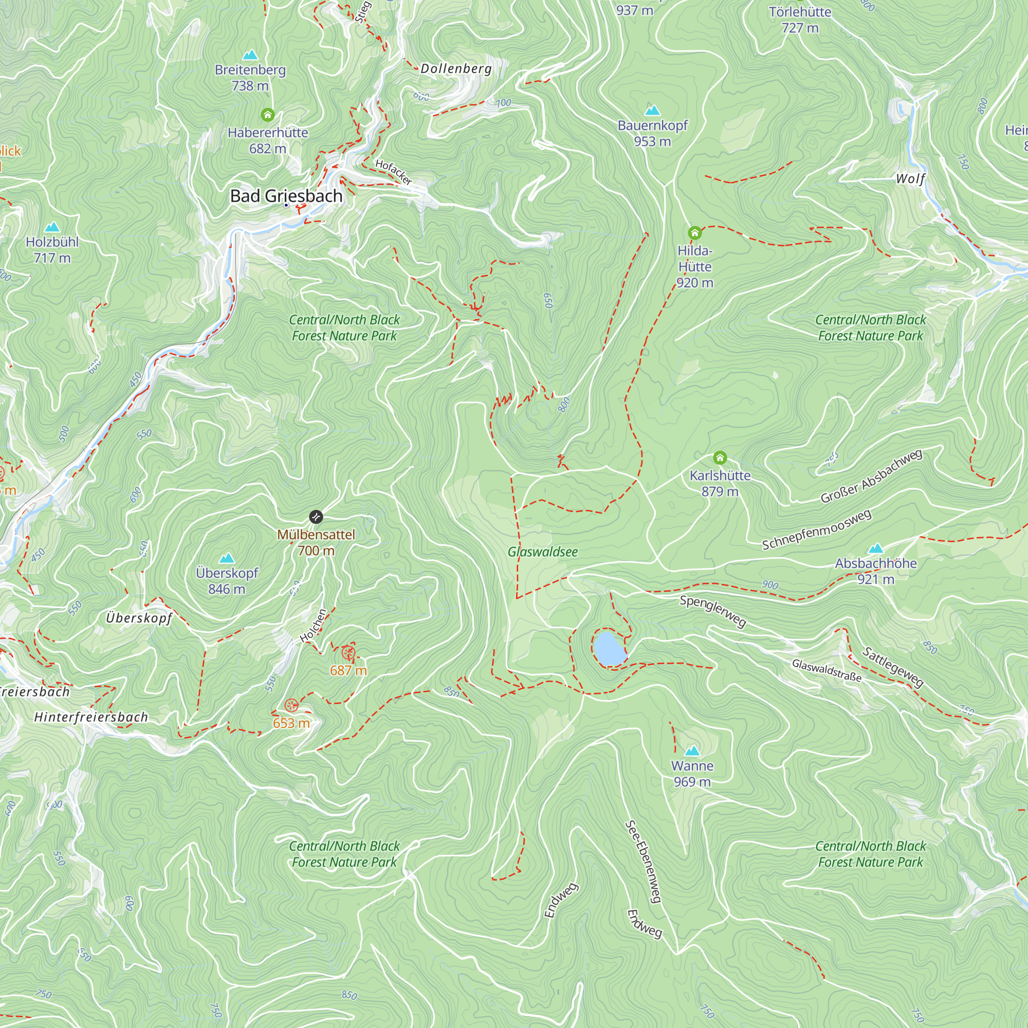 Lettstädter Hütte map