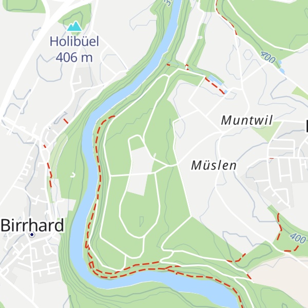 Map of Waldhütte Birmenstorf