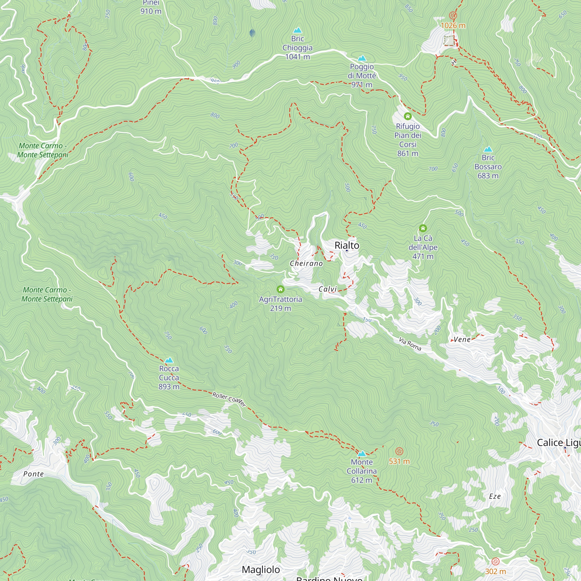 Casa Fiume map