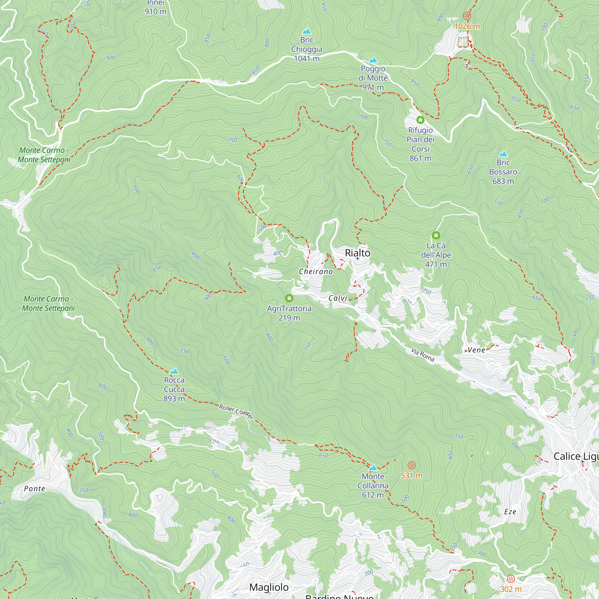 Casa Fiume map