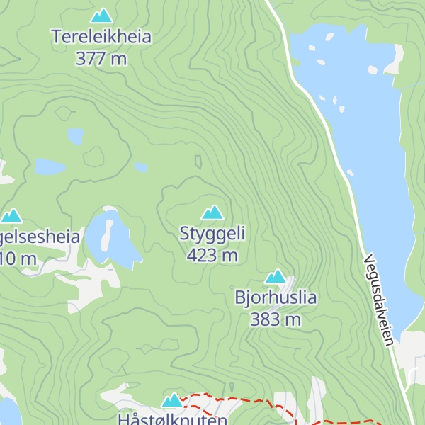 Map of Styggeli