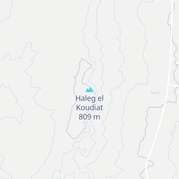 Map of Haleg el Koudiat