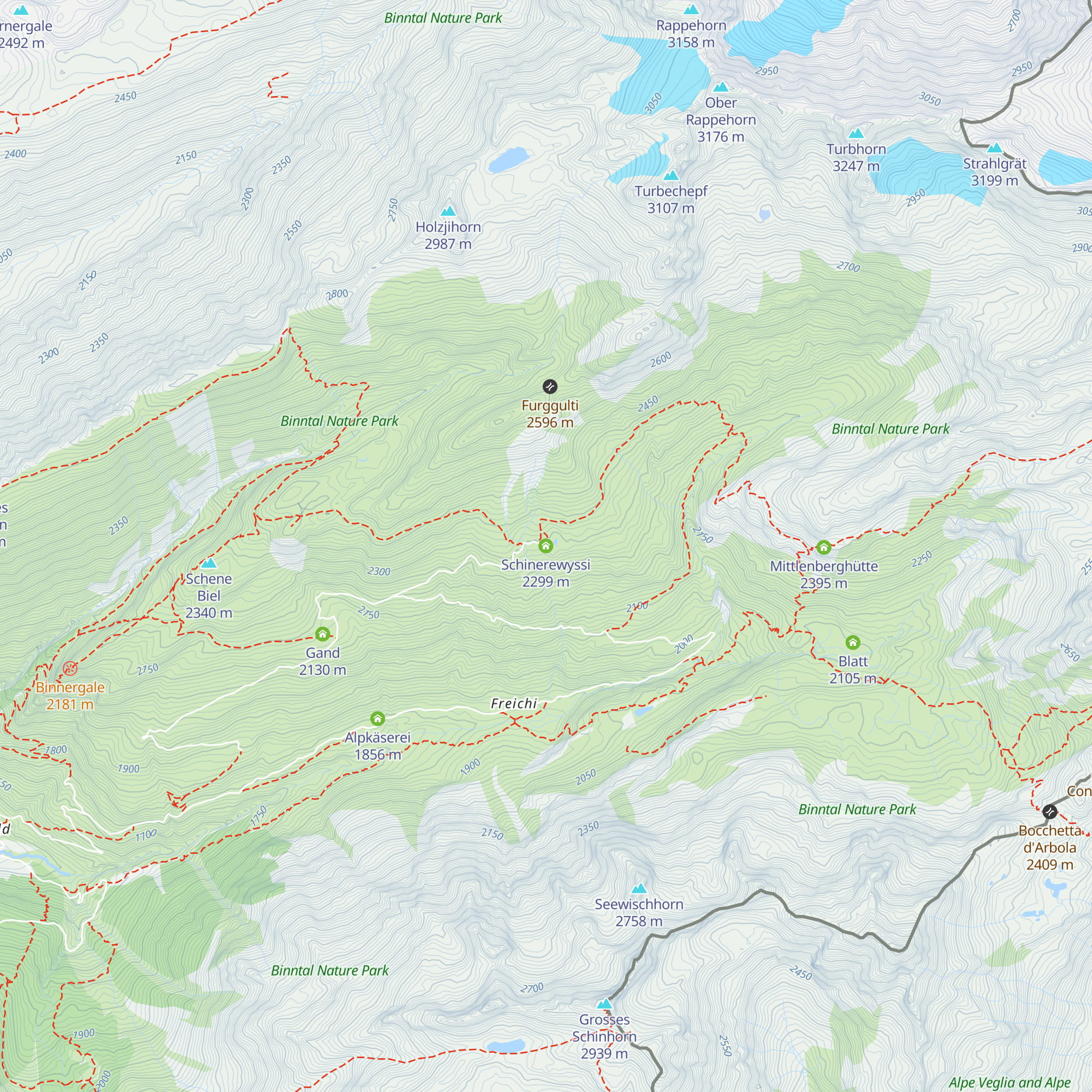 Schinerewyssi map