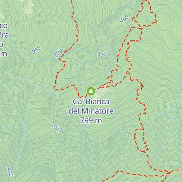 Map of Ca' Bianca del Minatore