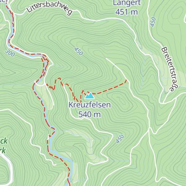 Map of Bernickelfels-Hütte