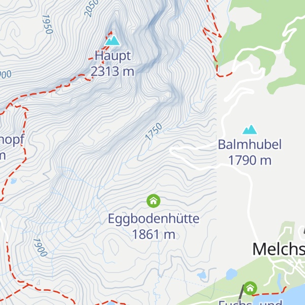 Map of Bodmershütte