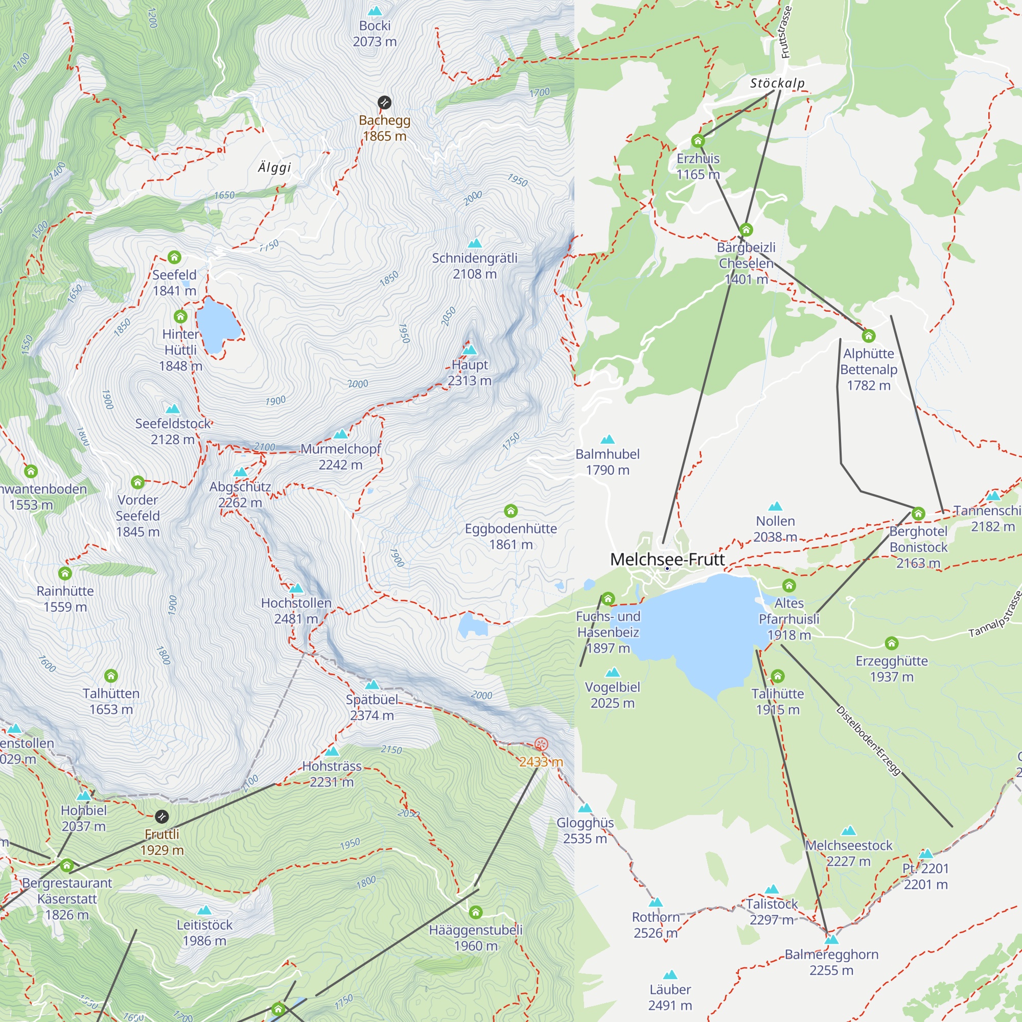 Eggbodenhütte map
