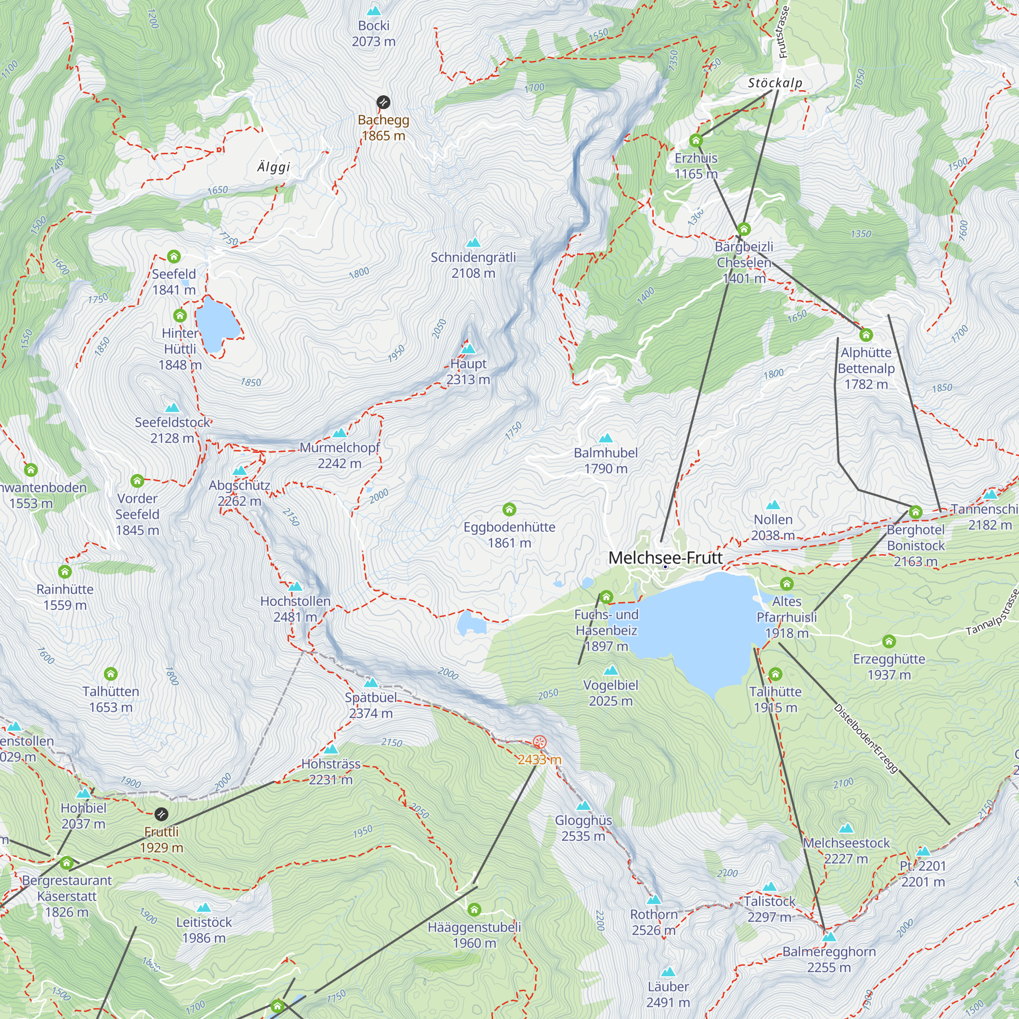 Eggbodenhütte map