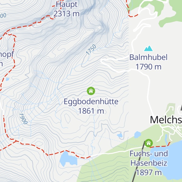 Map of Eggbodenhütte
