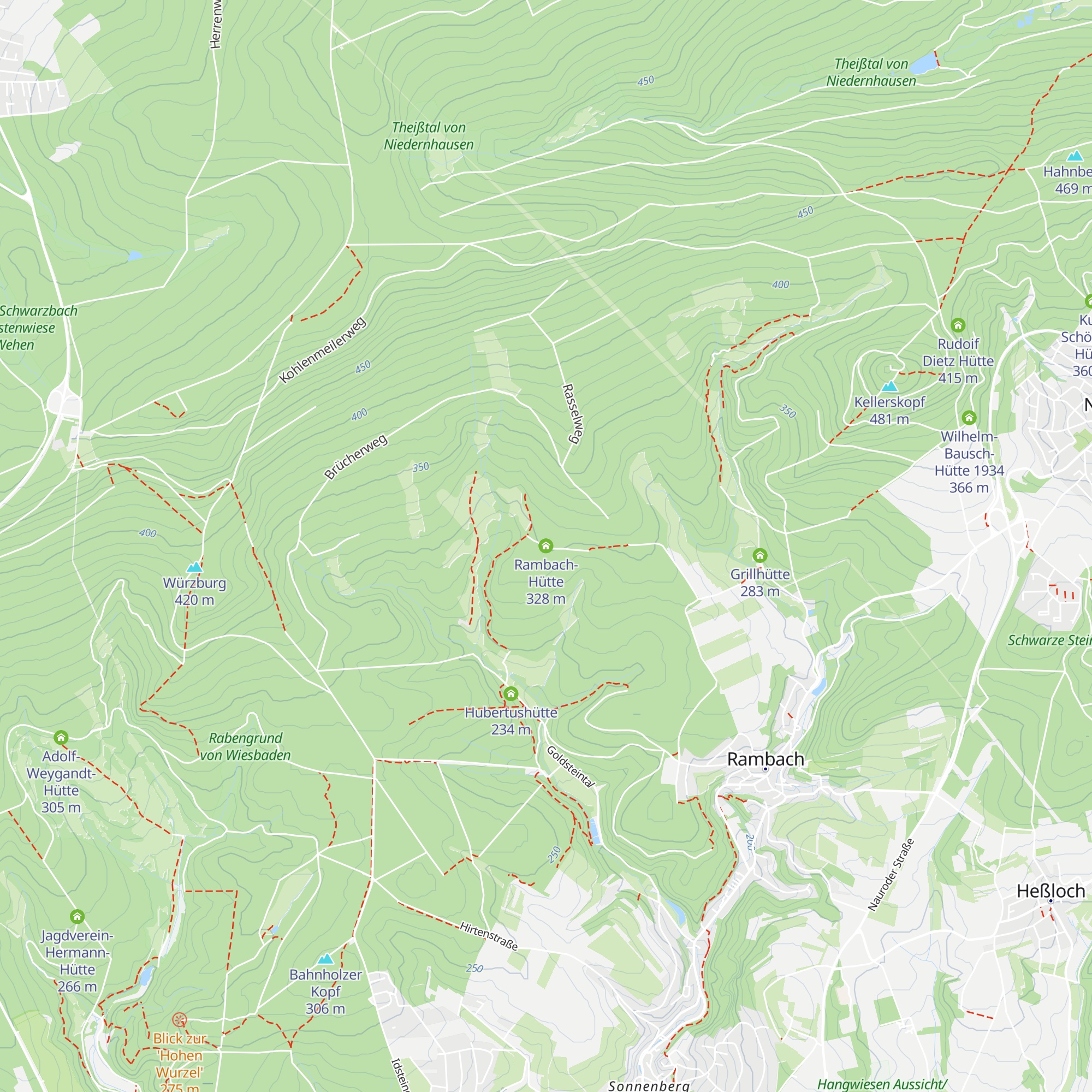 Rambach-Hütte map