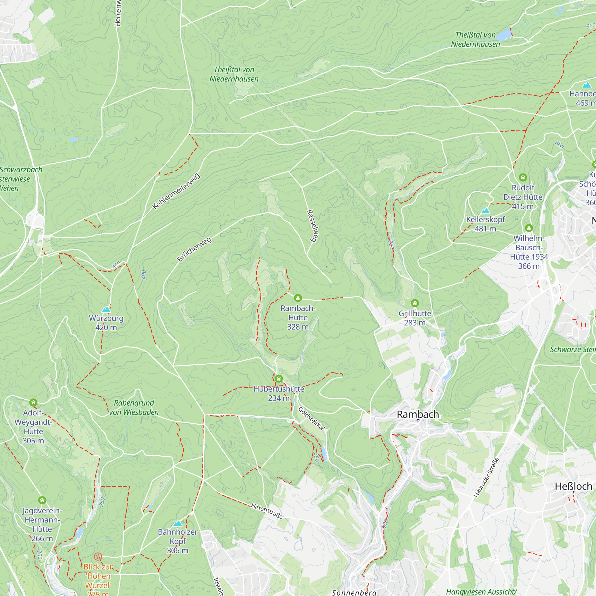 Rambach-Hütte map