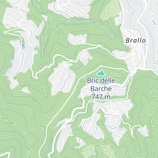 Map of Bric la Piazza