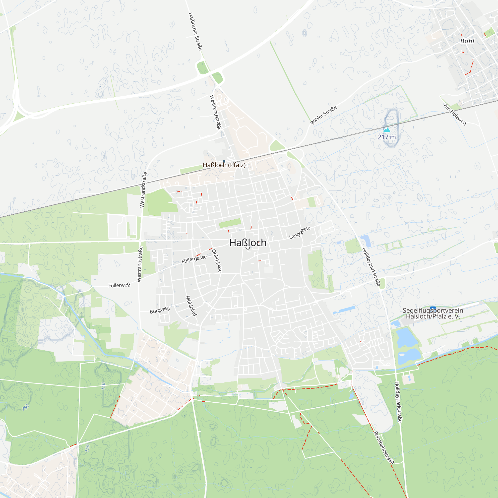 Tourist-Information Haßloch map