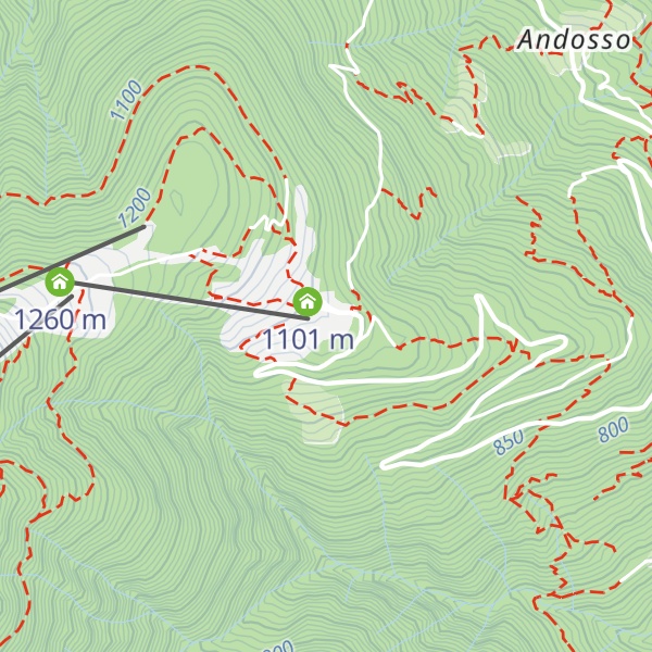 Map of Scuola Sci Lusentino