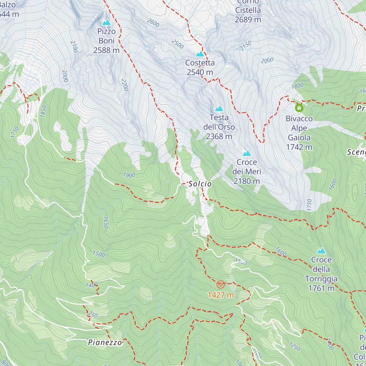 Rifugio Pietro Crosta map