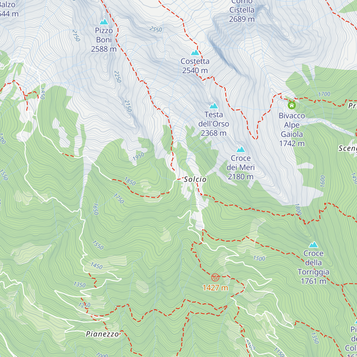 Rifugio Pietro Crosta map