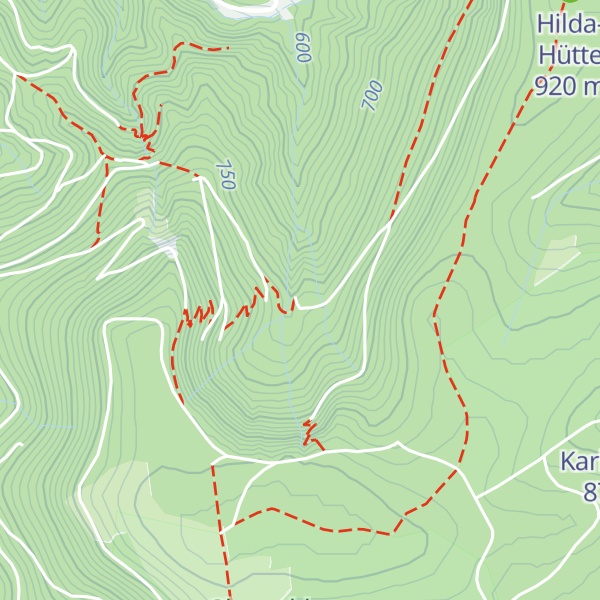 Map of Sexauer Hütte