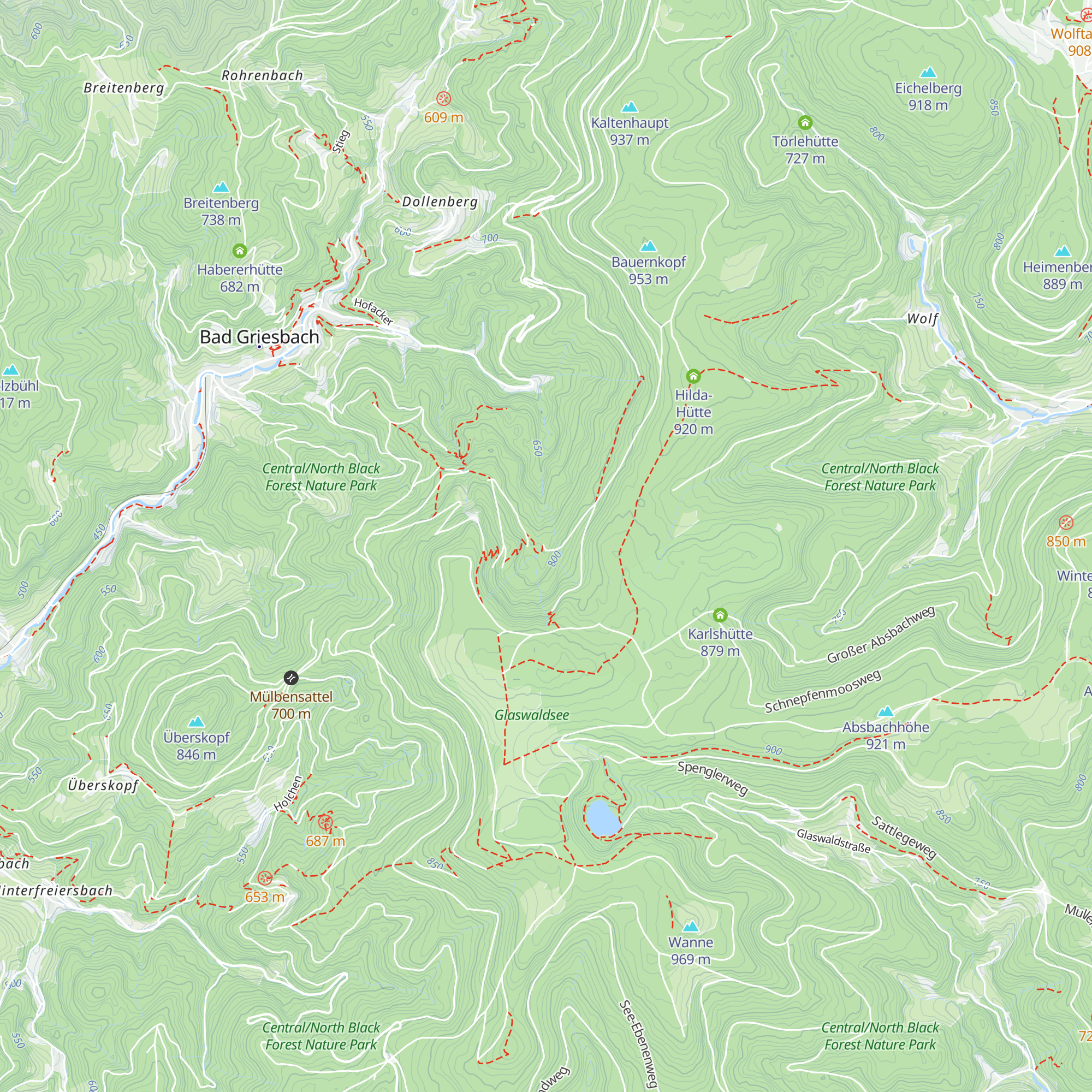 Sexauer Hütte map