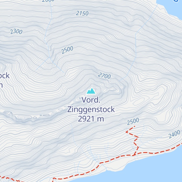 Map of Vord. Zinggenstock