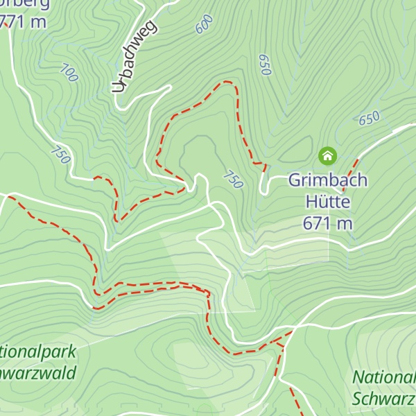 Map of Mittelfeldhütte