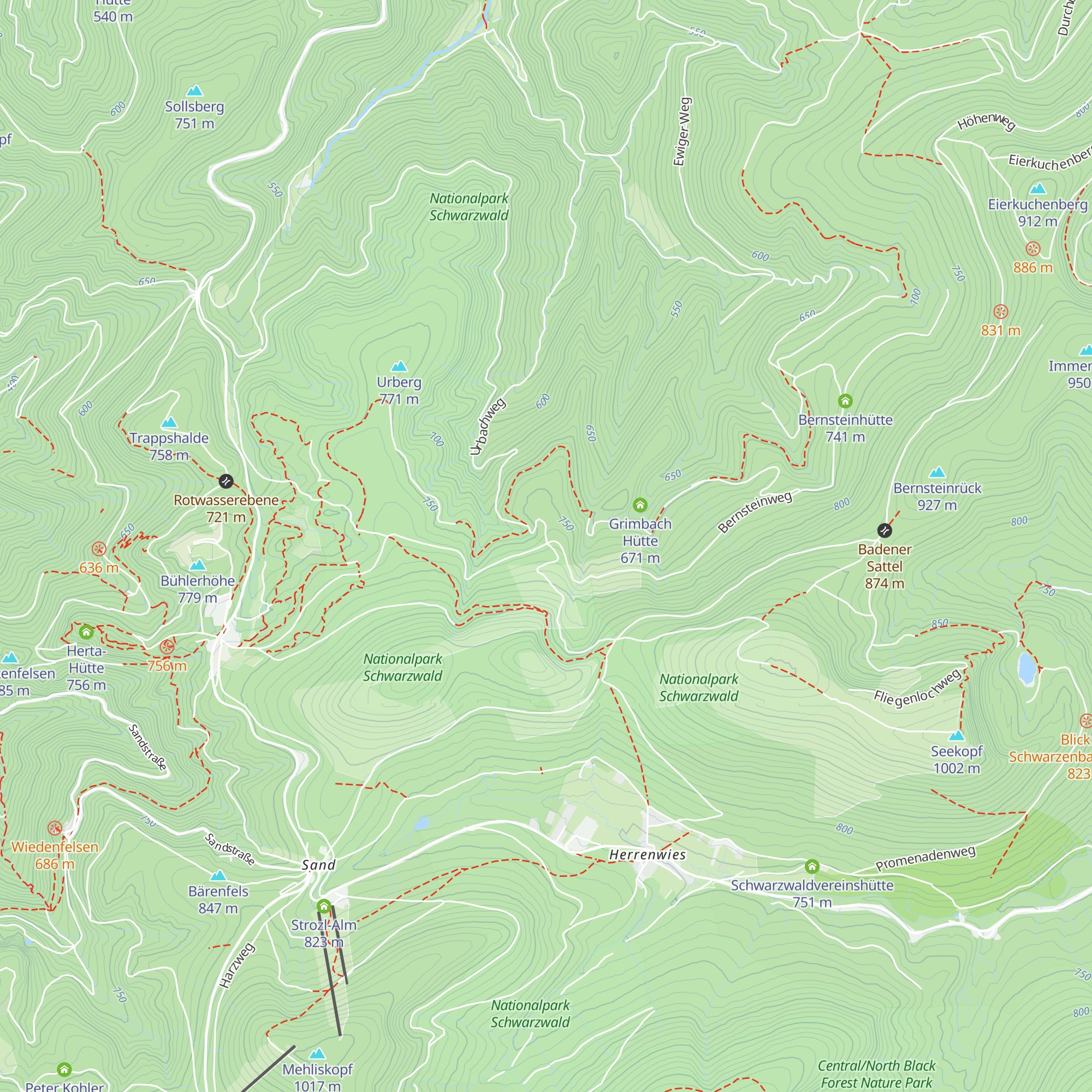 Mittelfeldhütte map