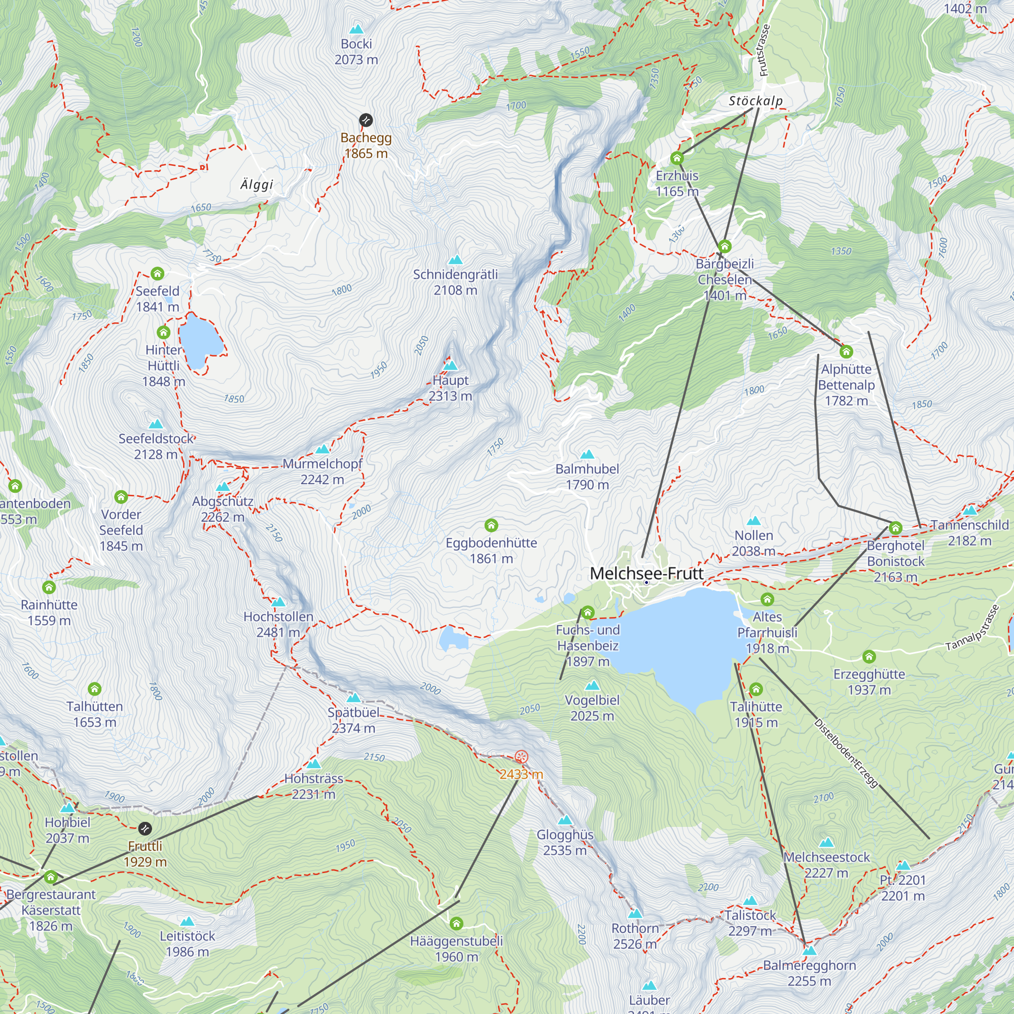 Schwandershütte map