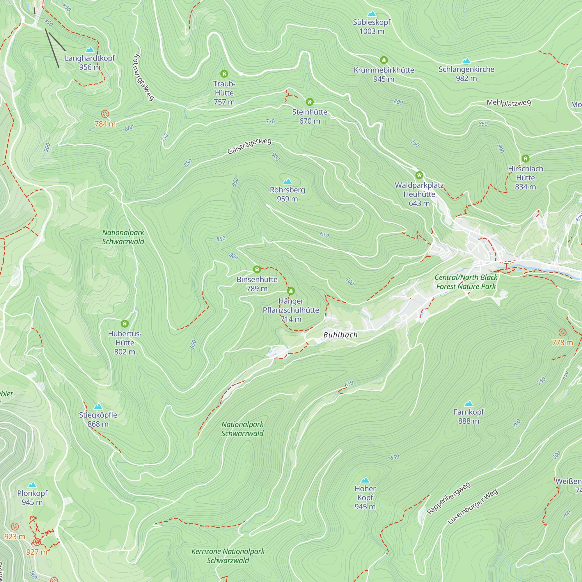 Hänger Pflanzschulhütte map