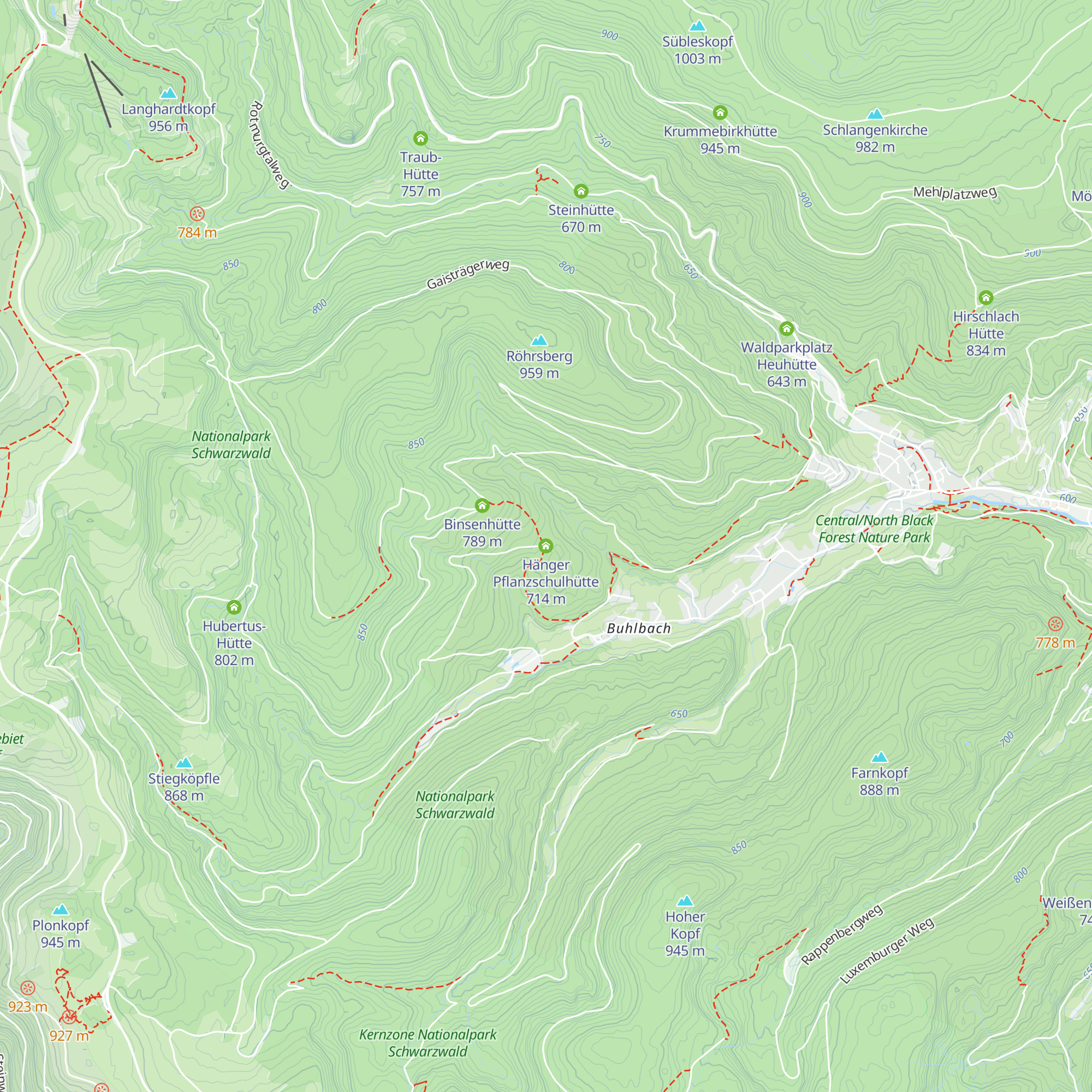 Hänger Pflanzschulhütte map