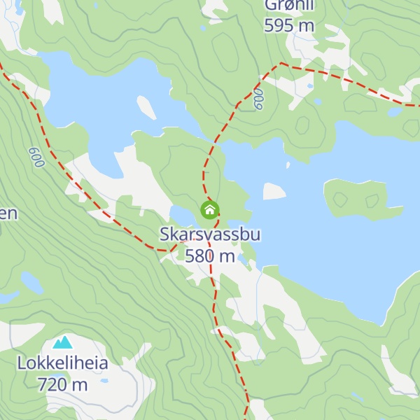Map of Skarsvassbu